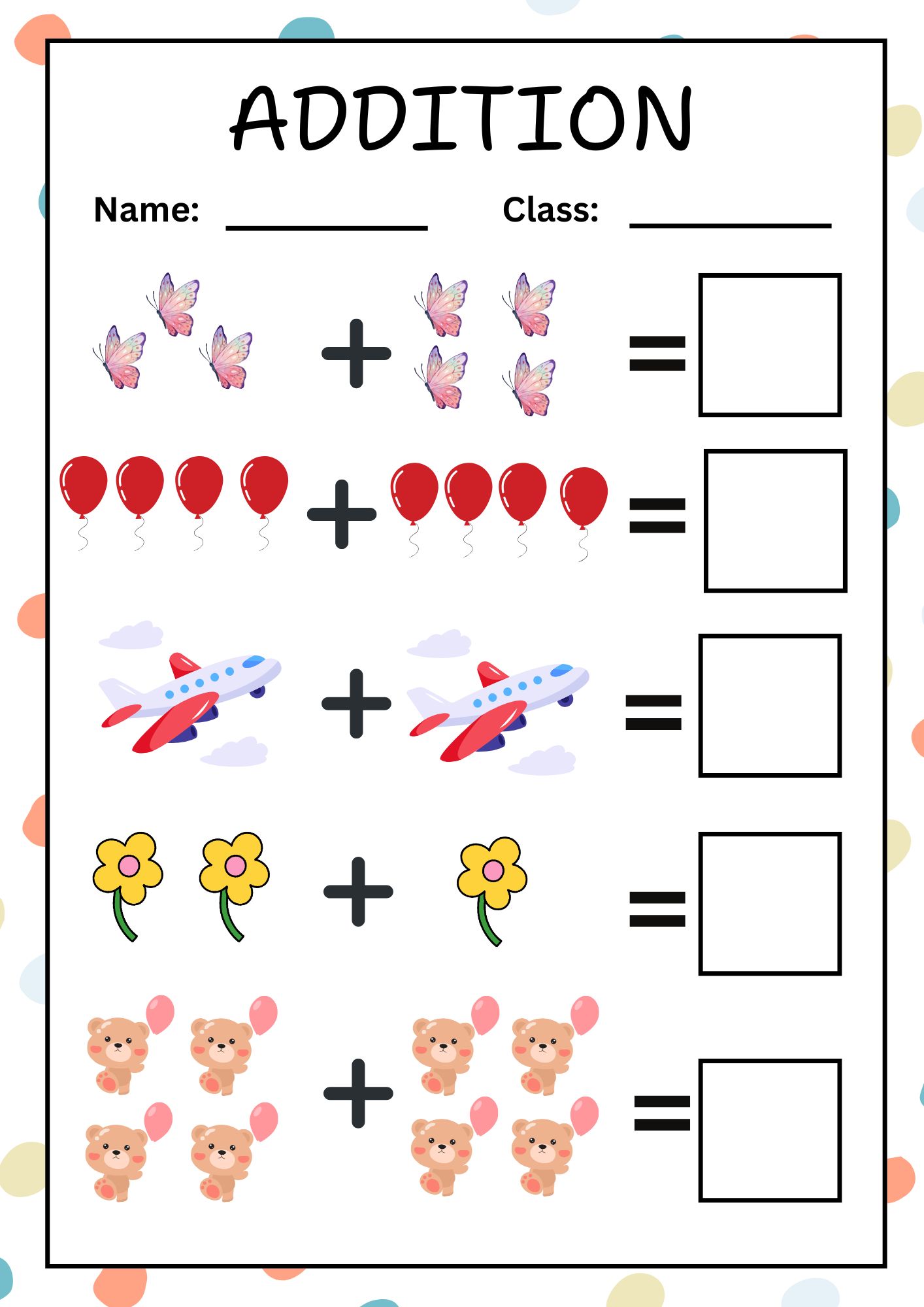 Addition using Objects